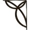 Ekena Millwork Versailles Wrought Iron Bracket, (Single center brace), Antiqued Warm Silver 1 1/2"W x 10"D x 12"H BKTM01X10X12SVEAWS - alternate 4